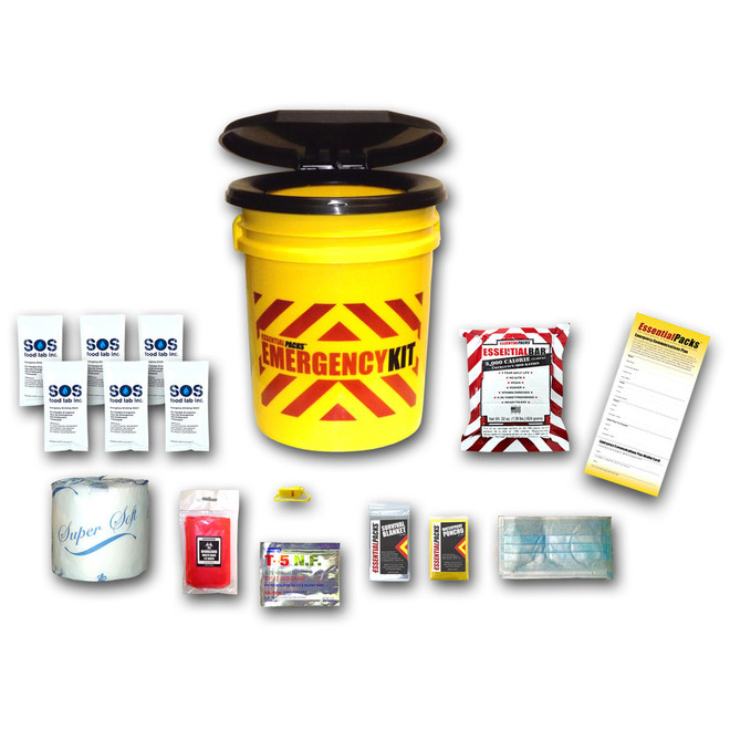 Standard Bucket Emergency Kit (1 Person) - Contents
