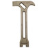 Steel 4 in 1 emergency tool for gas and water shutoff with hammer head and pry bar
