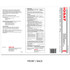 Front and back of the IOSAT potassium iodide 130 mg tablets drug facts insert