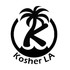 Kosher LA certification logo with palm tree and letter K