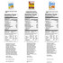 Nutrition facts for ReadyWise gluten free teriyaki and rice, baked potato casserole and tomato basil soup