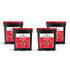 Four ReadyWise freeze dried meat buckets, 240 serving emergency meat supply