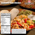 ReadyWise southwest style chicken serving with nutrition facts label