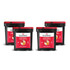 Four ReadyWise freeze dried fruit buckets, 480 serving emergency fruit supply
