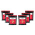 Six ReadyWise freeze dried fruit buckets, 720 serving emergency fruit supply