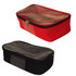 Large removable EP-FLEX supply pouches in red and black color options with clear tops