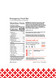Emergency Food Bar - nutrition facts