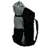 Go Anywhere portable toilet system packed into its included black and gray backpack