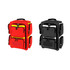 EP-FLEX4 emergency backpack color options, red and black, with no printing