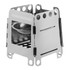 Essential Packs stainless steel folding emergency stove fully assembled