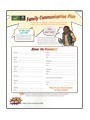 Family Communication Plan for Kids