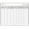 Risk Assessment Table