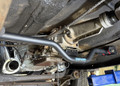 1948 - 1979 F1 / F100 / F150 Tubular Trans Crossmember Installed 1948 - 1979 F1 / F100 / F150 Tubular Trans Crossmember Installed