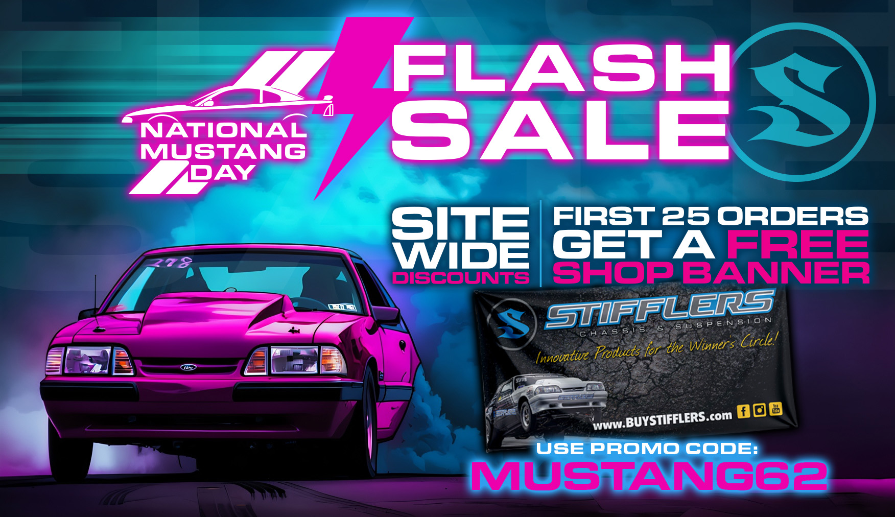National Mustang Day FLASH SALE