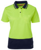 LADIES HI VIS S/S COMFORT POLO 6LHCP