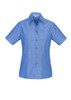 LADIES WRINKLE FREE CHAMBRAY SHORT SLEEVE SHIRT LB6200