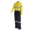 Hi-Vis 2-Tone Regular Weight Taped Coverall with Metal Press Studs 4004