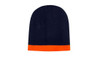 Roll Down Two Tone Acrylic Beanie - Toque HW 4188