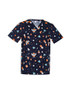 Mens Space Party Scrub Top CST148MS