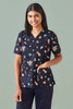 Womens Space Party Scrub Top CST148LS