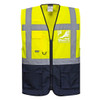 C476 - Warsaw Executive Vest yellow/navy