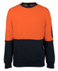 Jb's Hi Vis 310 Cotton Crew Neck Fleece  6HVCM