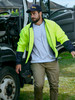 Two Tone Hi Vis Bomber Jacket BJ6730