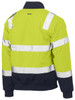 Taped Two Tone Hi Vis Bomber Jacket with Padded Lining BJ6730T