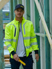 Taped Hi Vis Soft Shell Bomber Jacket BJ6979T