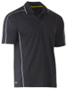 Cool Mesh Polo with Reflective Piping BK1425