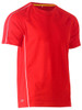 Cool Mesh Tee with Reflective Piping BK1426