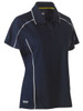 Women's Cool Mesh Polo with Reflective Piping BKL1425