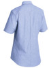 Womens Short Sleeve Chambray Shirt BL1407