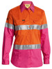 Women's Taped Hi Vis Cool Lightweight Drill Shirt BL6696T