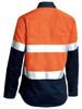 Women's Taped Hi Vis Cool Lightweight Drill Shirt BL6896