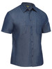 Mens Short Sleeve Denim Work Shirt BS1602