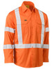 X Taped Biomotion Hi Vis Cool Lightweight Drill Shirt BS6166XT