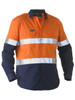 Bisley Recycle Taped Two Tone Hi Vis Drill Shirt BS6996T