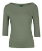 C Of C Ladies 3/4 Sleeve Boat Neck Tee 1BT3