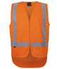 Jb's Nsw/Qld Rail (D+N) Zip X-Back Safety Vest