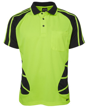 HI VIS S/S SPIDER POLO 6HSP