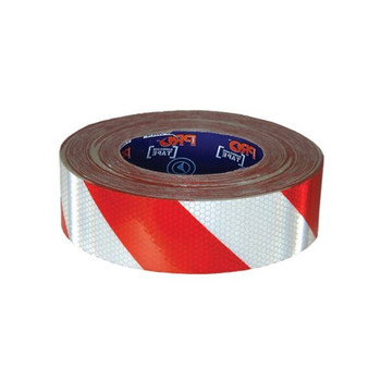 ProChoice® Self Adhesive Reflective Hazard Tape Red & White. 50m x 50mm RW5050-R