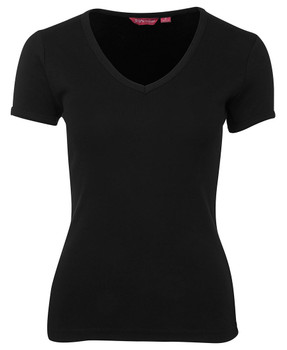 LADIES V-NECK TEE 1LV