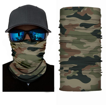 Simba Bandana face mask Neck Gaiter Camo green S178