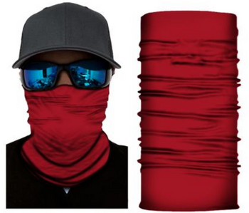 Simba Bandana face mask Neck Gaiter Plain Red S334