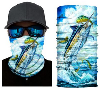 Simba Bandana face mask Neck Gaiter Fish 2 S406