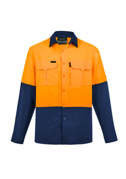 Mens Hi Vis Outdoor L/S Shirt ZW468