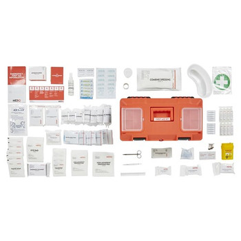 Essential Workplace Response First Aid Kit In Plastic Tackle Box Faewt