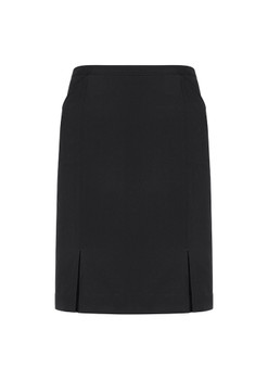 Clearance Womens Front Pleat Detail Straight Skirt 20720 Slate