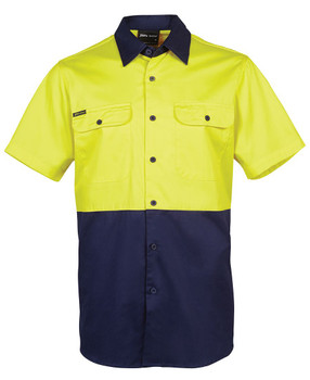 Jb's Hi Vis S/S 150g Work Shirt  6HWSS